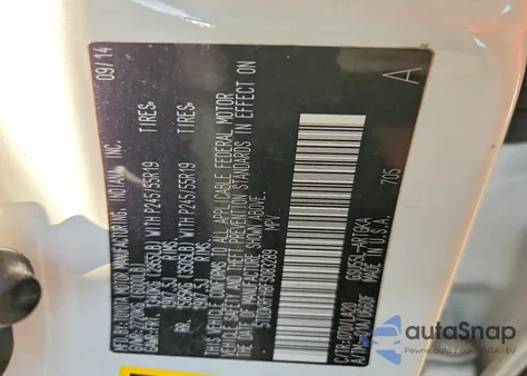 2015 Toyota Highlander Limited z USA, uszkodzony, nr VIN 5TDDKRFH8FS083289